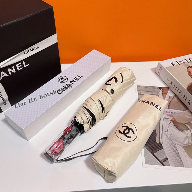 CHANEL專門店新款香奈兒防曬功能遮光UV遮擋透明手柄晴雨傘 mmyj2720
